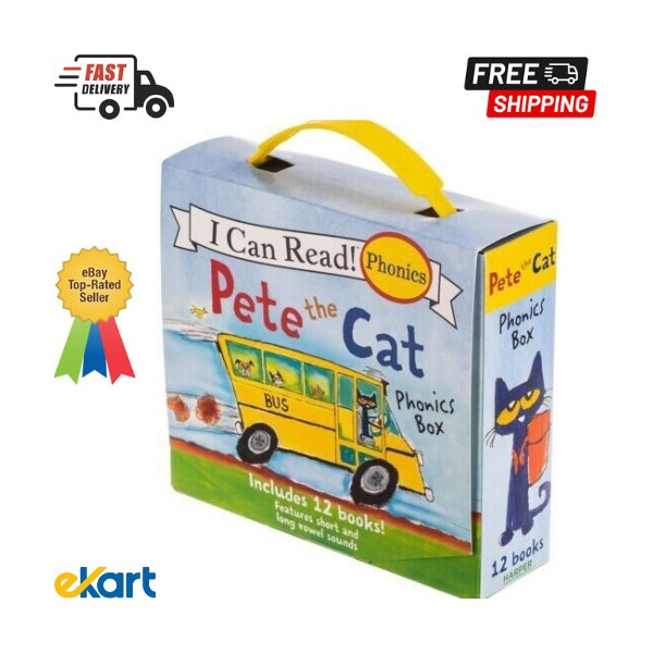 Pete the Cat Childrens Books Box Set I Can Read