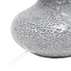 Simple Designs LT3039-GRY-LB 14.17" Mosaic Tiled Glass Genie Table Lamp
