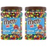 M&M Mini's 52 Oz Chocolate Candy Bulk Jars (2 Pack)