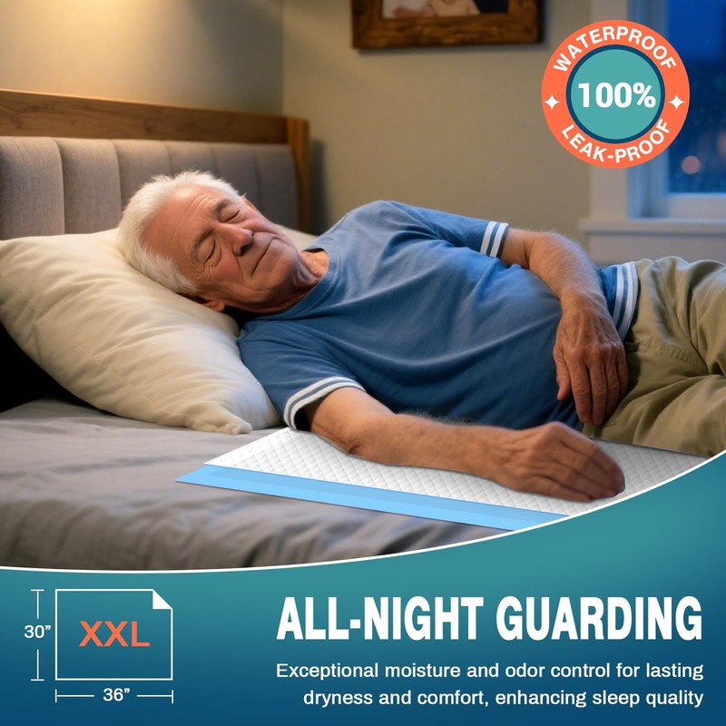 AAY Bed Pads Disposable 30" x 36" (100 Count), Extra