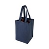 True Fabrications 7096 4 Bottle Non Woven Tote in Blue