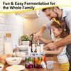 Yiyiring 8 Set Fermentation Kit for Wide Mouth Mason Jar