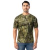 Realtree Men's Flex Short Sleeve Raglan Tee, APX