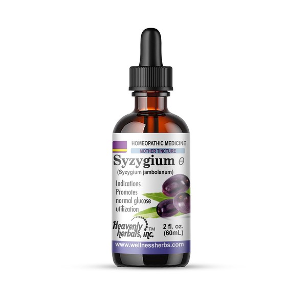 Syzygium Jambolanum Q - Homeopatic Mother Tincture - Natural Alternative - 2.0 Fl Oz – Maufactured and Shipped from USA.