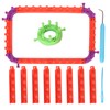 Knitting Loom Set Plastic Flexible Multifunctional Yarn Weaving Tool Accessories