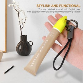 CATOSUM Keychain Cap compatible with Summer Fridays, Attachment compatible with Summer Fridays, Holder Keychain Lip Balm compatible with Summer Fridays(ONLY Cap)