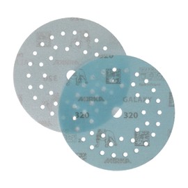 Mirka Galaxy Epoxy Sandpaper 125 mm Hook & loop Grit 320 for Sanding Epoxy Resin, Wood, Epoxy, Rivertable / 50 Pcs Sanding Discs
