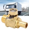 F110N Engine Oil Drain Valve with LC‑10 Lever Clip 3/8‑18