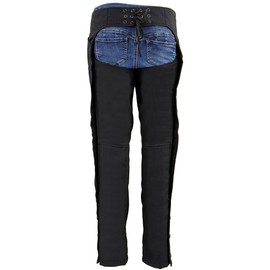 Milwaukee Leather Women's Textile Motorcycle Riding Chaps with Tribal Embroidery | SH1182-5X-Large