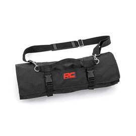 Rough Country Easy Roll-up Tool Bag for UTV and Off Road Vehicles - Water Resistant, 35 Tool Slots, 38" x 18.5"