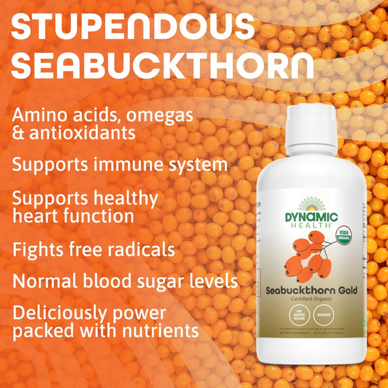 Dynamic Health Seabuckthorn Gold Organic | 32 oz