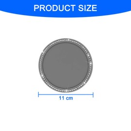 CGEAMDY 2 Stück Auto Anti Rutsch Matte, Bling Antirutschmatte Auto Armaturenbrett, Bling Strass Auto Klebepad rutschfeste, Bling Strass Antirutschmatte, Automobiles Innenraumzubehör(Grau)