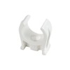fiXte 15mm (5/8 inch) Plastic Pipe Clip White Snap in