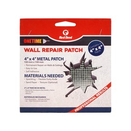 Red Devil 1214 4" x 4" ONETIME Wall Repair Patch, 1 Pack