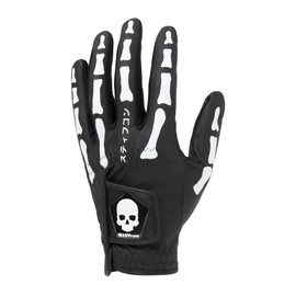 Men's Bone Pattern Golf Gloves TULANG/Touran V2 BLK Left Hand Stiffcon... (23LH_Left Hand)
