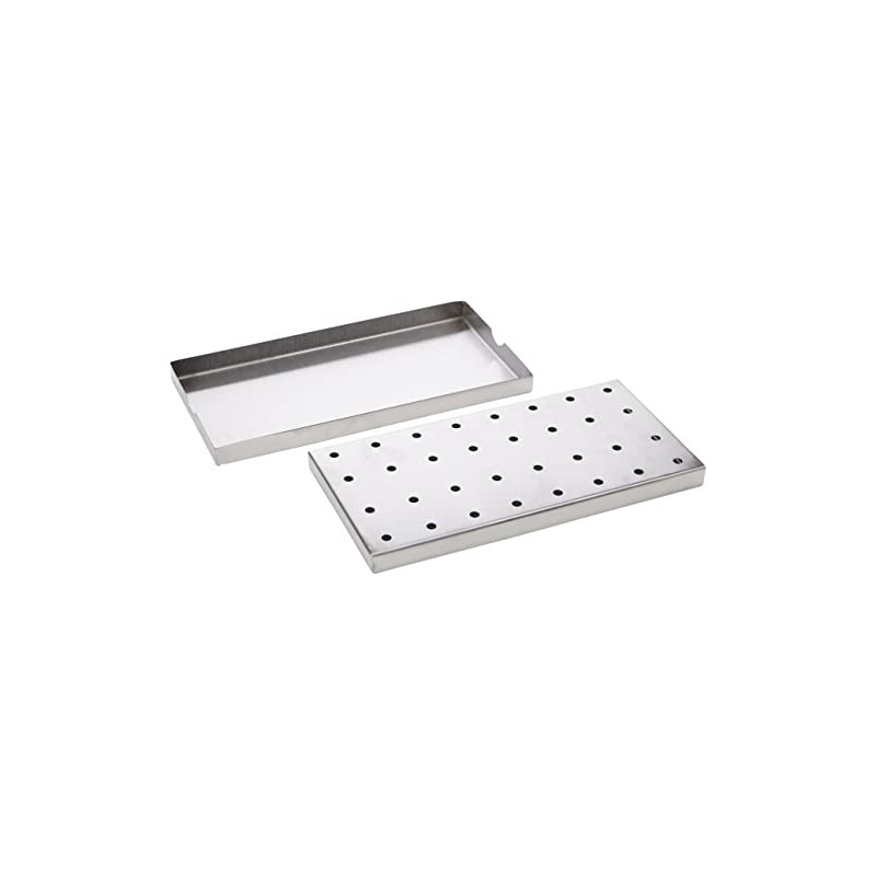 Genware NEV-SSDT3015 Drip Tray, Stainless Steel, 30 cm x 15