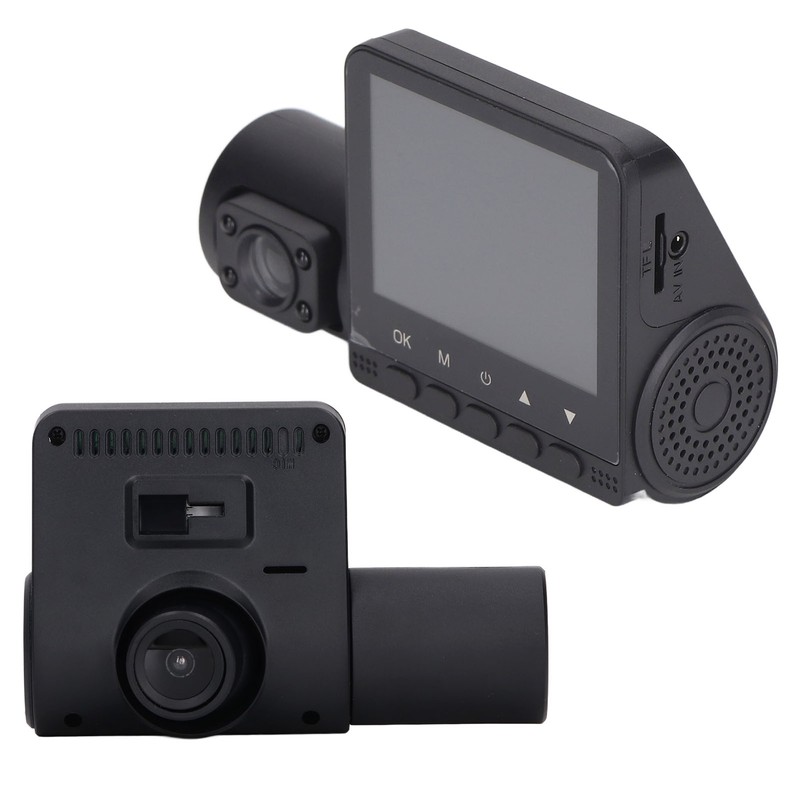 2.4 Inch Screen Dashcam 3 Way HD 1080P Three Lens