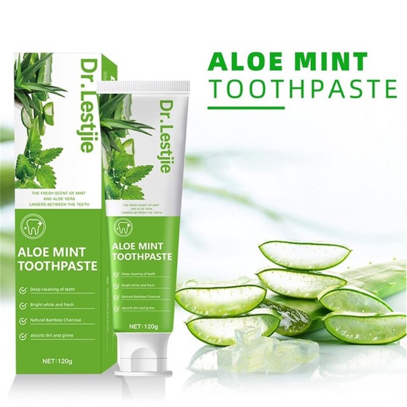 Aloevera Toothpaste Minty Flavour Cleaning Toothpaste Helps Deep Cleaning Teeth