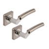 Excel Architectural DH3650-SQ Ultimo Passage Door Handles on Square Rose,