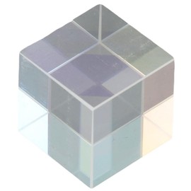 FEIYING Optical Glass Small Optical Experiments Clear RGB Dispersion Prism with Storage Box Light Prism Physics and Decoration