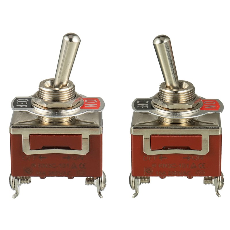 BOJACK Rocker Toggle Switch 20A 12VDC / 120VAC 2 Pin