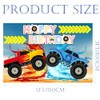 Monster Truck Birthday Backdrop 5x3 feet