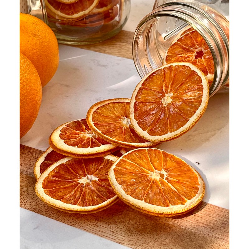 The Perfect Garnish Co. Dehydrated Orange Wheels - 30 Slices