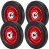 MAHIONG 4 Pack 8 x 1.75 Inch Solid Rubber Wheel,