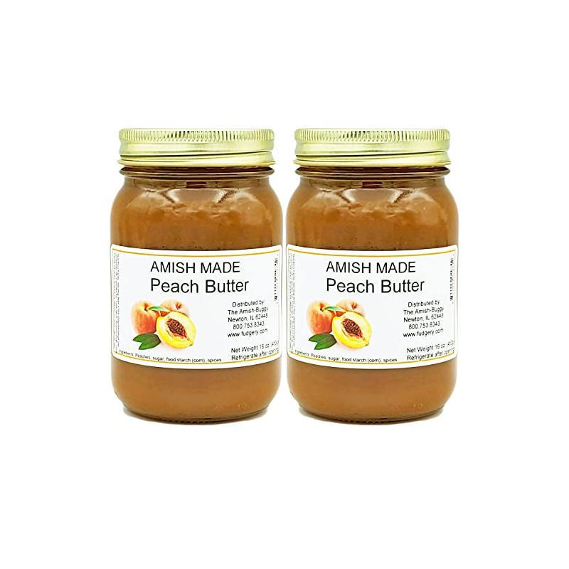 Amish Made Butters 16 oz. 2pk (Peach Butter)