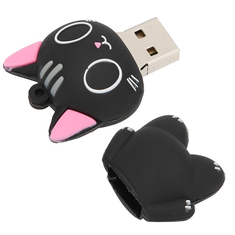 Cartoon Cat Pattern USB Flash Drive Data Picture Music Movie