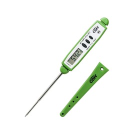 CDN ProAccurate® Termómetro digital de bolsillo de lectura instantánea con punta de acero inoxidable de 2.75 pulgadas para medición precisa de tempera