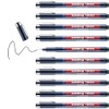 edding 1800 profipen - black - 10 pens - line
