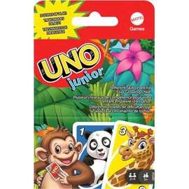 Mattel Games Juego de Cartas UNO Junior con 45 Cartas, Regalo para niños de 3 años en adelante, Multicolor