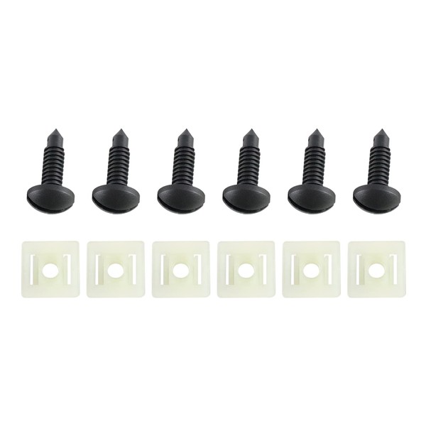 Interior Rear Hatch Trim Panel Screw and Nut Set for