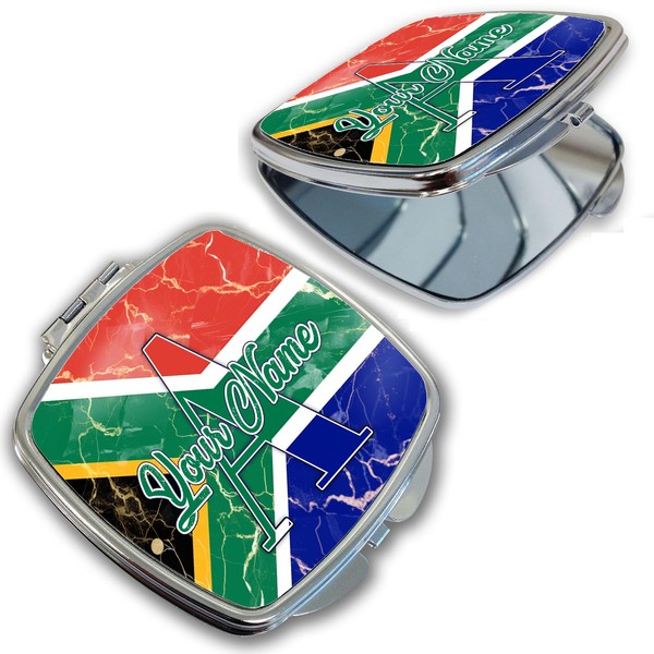Bleu Reign Compact Personalized Pocket Mirror Custom Name South Africa