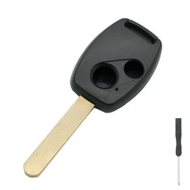 BROVACS Replacement Key Shell Compatible with HONDA Accord Civic CRV Pilot Fit 2 Button Keyless Entry Remote Key Case Fob PG205