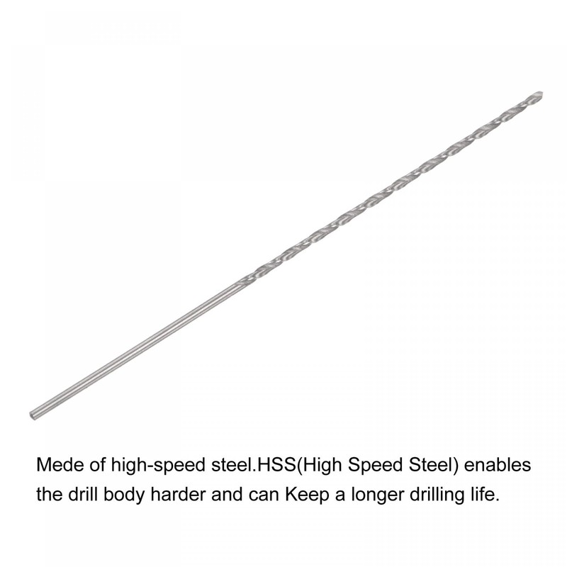 sourcing map 5 Pcs 1.6mm Mini Micro Twist Drill Bits,