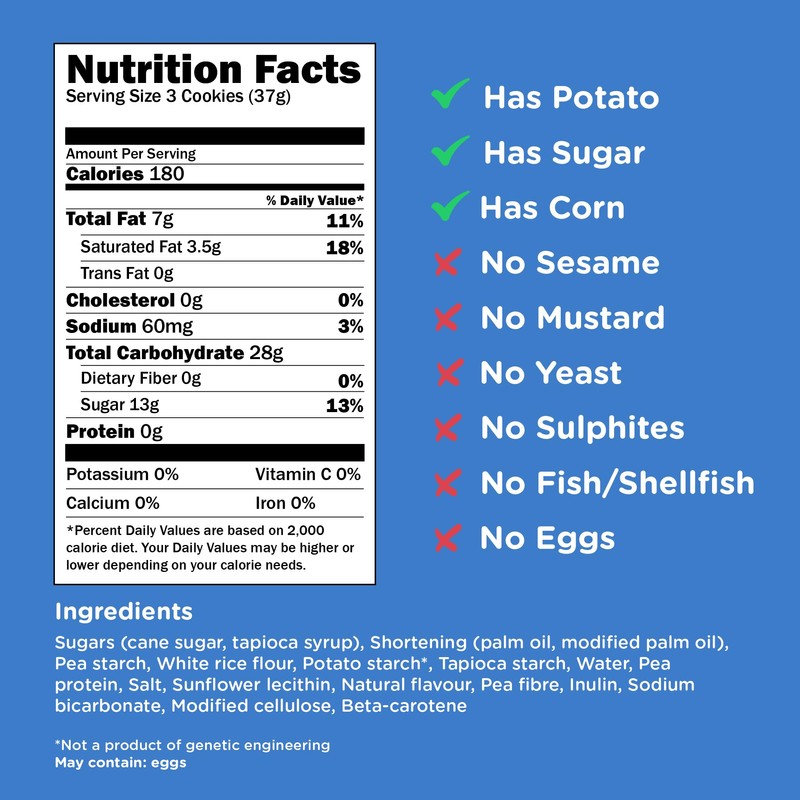 Kinnikinnick - KinniTOOS Vanilla Sandwich Cream Cookies - Gluten Free,