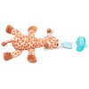 2-in-1 Giraffe Stuffed Animal Pacifier for Babies, Cute and Cuddly