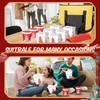 Zubebe 24 Set 32 oz Chinese Take out Box, Bamboo