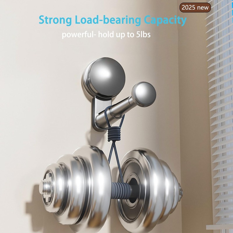 Hanger Organizer Stacker, 2 Pack Suction Cup Self-Adhesive Extendable Garment