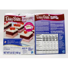 Easy Bake Oven Easy Bake Ultimate Oven Bundle Baking Star Edition + Larger Size 13.8 Oz. 3-Pack Refill Mixes (Pizza, Whoopie Pies and Red Velvet & Strawberry Cakes) + Mini Whisk