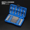 CASOMAN 3/8"Drive Extra Long and Standard Torx Bit Socket Set,