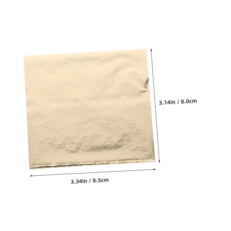 KONTONTY Leaf Sheets 100pcs Foil Sheets for Craft Leaf Paint