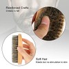 Set de cepillo y peine de barba de cerdas naturales
