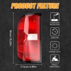 Reilauto Tail Light Assembly Compatible with 2016-2019 Chevy Silverado 1500