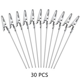 30 PCS Metal Wire Alligator Clips for Craft Photo Card