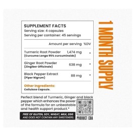 JESSICA WELLNESS Magical Turmeric Pills - 180 Capsules - EX 5/2026