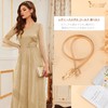 JASGOOD Women's Thin Dress Belt Sash Belt Elastic Wedding Belt