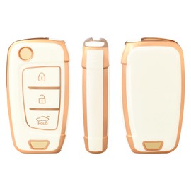 OFFCURVE Key Case Car Key Cover Key Case Protective Cover for Hyundai i30 i30n i35 i40 ix35 NX4 Solaris Elantra Tucson Kona Azera Sonata Genesis Santa Fe Verna Accent